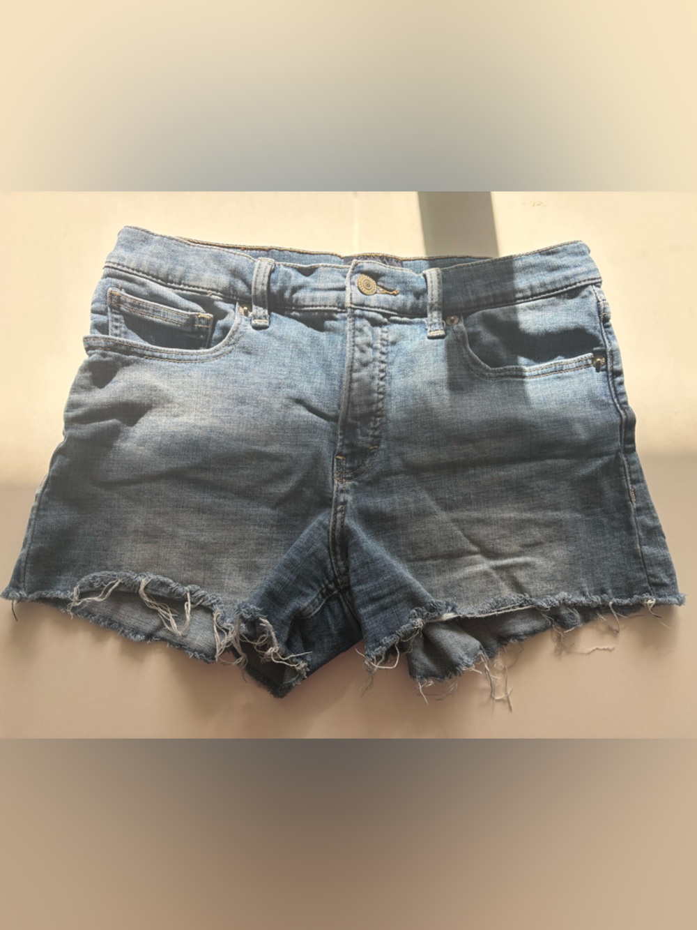 Lucky Brand Denim Cutoff Shorts–Frayed Hem
